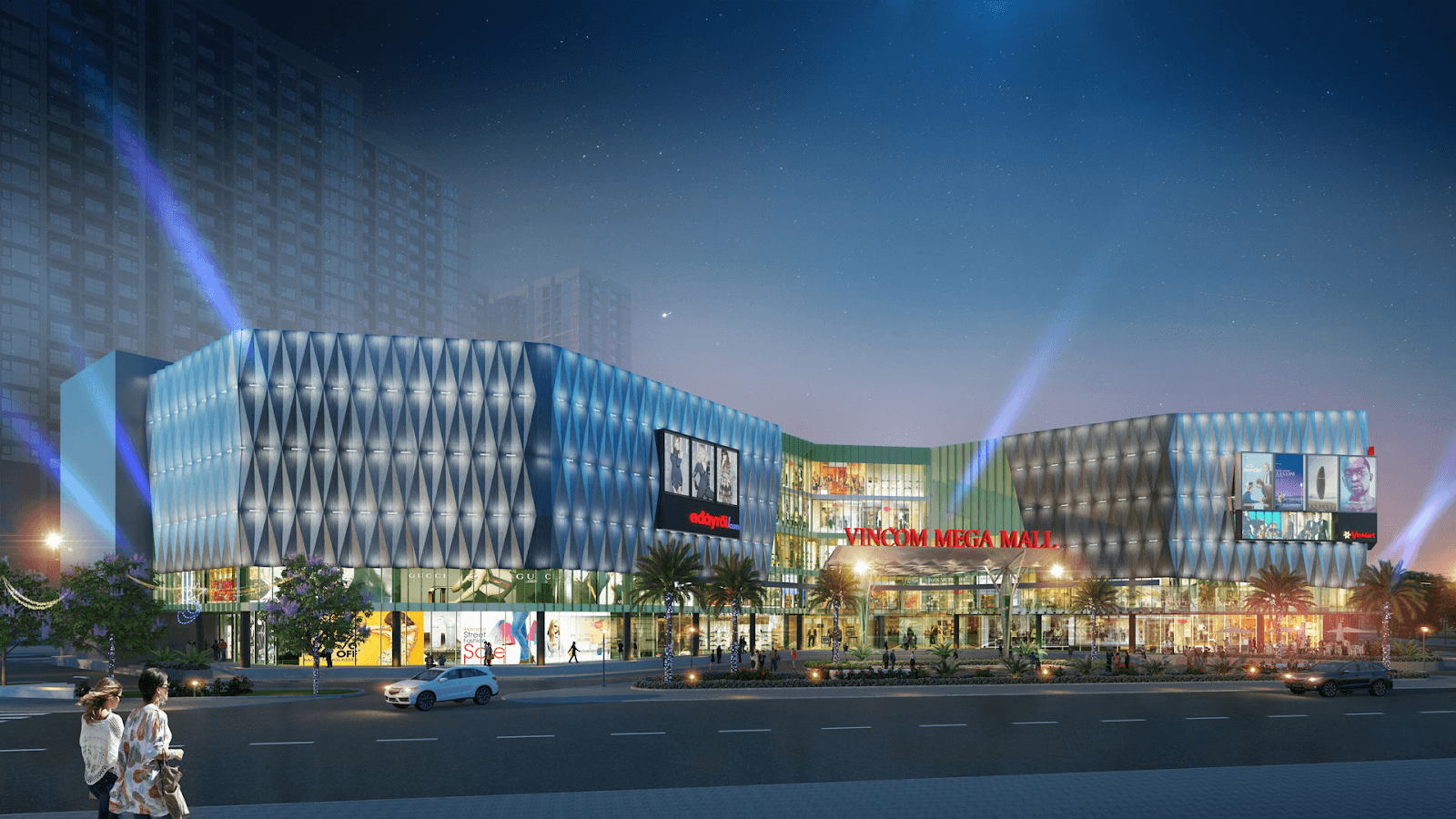 TTTM Vincom Mega Mall tự tin có thể đáp ứng tốt nhu cầu mua sắm của các cư dân trong tương lai